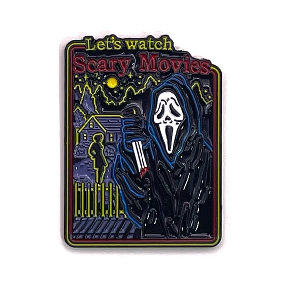 Scream Jewelry - “Scary Movies” Scream Ghostface Enamel Pin Accessory Horror